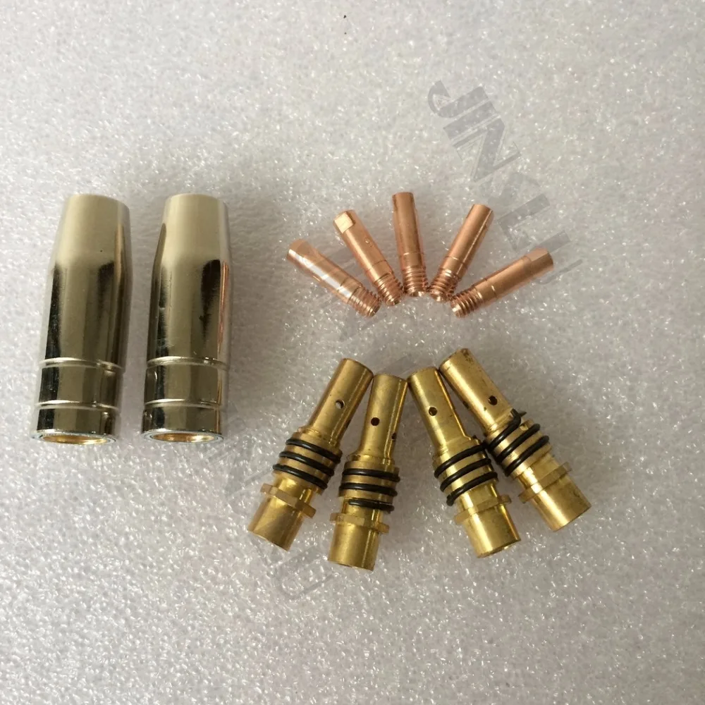 Free shipping 15AK Mig wedling torch consumables 12PCS Nozzle , Tip holder , Contact tips M6*28 0.8mm E-Cu , Swan neck
Free shipping 15AK Mig wedling torch consumables 12PCS Nozzle , Tip holder , Contact tips M6*28 0.8mm E-Cu , Swan neck