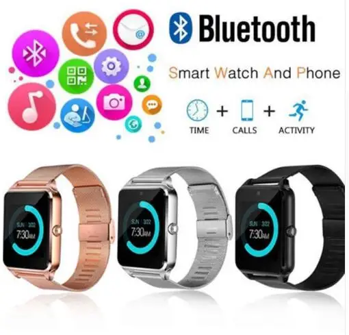 Bluetooth Smart Watch Men Z60 Support TF Sim Card Camera for Android IOS Phone Smartwatch wearable device PK GT08 DZ09 GT08 A1
Bluetooth Smart Watch Men Z60 Support TF Sim Card Camera for Android IOS Phone Smartwatch wearable device PK GT08 DZ09 GT08 A1
