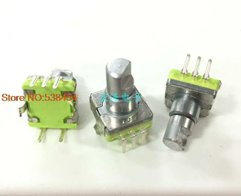 High-quality EC11 rotary encoder 30 positioning 15 pulse shaft length 12MM car digital potentiometer
High-quality EC11 rotary encoder 30 positioning 15 pulse shaft length 12MM car digital potentiometer