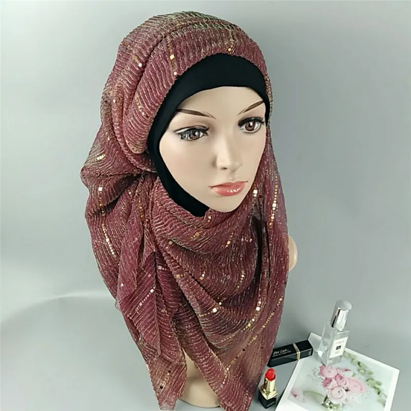 Headscarf Muslim Autumn Shawl Scarves