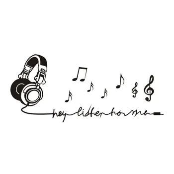 23.2cm*10.2cm Car Styling Personalized Fashion Music Hey Listen To Me Headset Body Car Stickers C5-0876
23.2cm*10.2cm Car Styling Personalized Fashion Music Hey Listen To Me Headset Body Car Stickers C5-0876