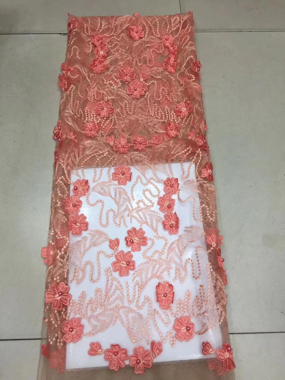 2018 African Mesh Lace Fabrics With 3DFlower High Quality Nigerian Lace Tulle Lace Fabric With Beaded For Wedding Dress
2018 African Mesh Lace Fabrics With 3DFlower High Quality Nigerian Lace Tulle Lace Fabric With Beaded For Wedding Dress
