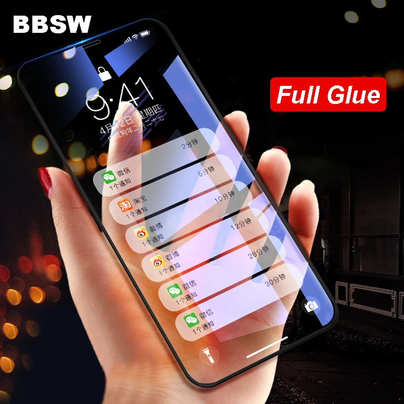 BBSW 5D Screen Protector Glass For iPhone Xs MAX Xr Tempered Glass For iPhone 6S 7 8 Plus 5D Curved Full Cover Tempered Glass
BBSW 5D Screen Protector Glass For iPhone Xs MAX Xr Tempered Glass For iPhone 6S 7 8 Plus 5D Curved Full Cover Tempered Glass
