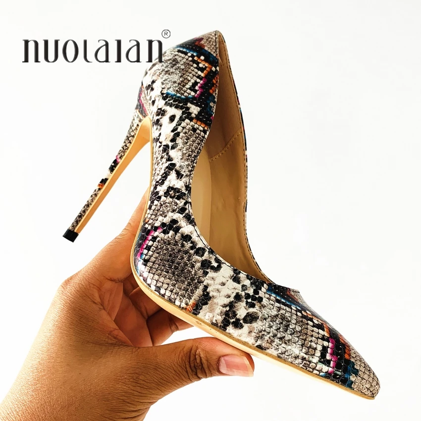 2019 Women Pumps Snake Printing Leather Super High Heels Sexy Ladies Pointed Toe Stiletto Pumps Slip on Heeled Party Shoes Woman
2019 Women Pumps Snake Printing Leather Super High Heels Sexy Ladies Pointed Toe Stiletto Pumps Slip on Heeled Party Shoes Woman