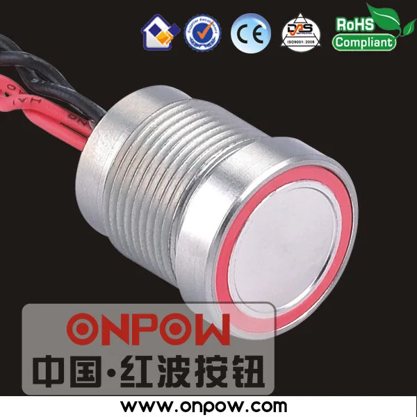 ONPOW 16 мм с подсветкой пьезо переключатель IP68 (CE RoHS) PS165P10YNT1R12V | Обустройство дома