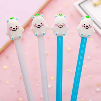 10 pcs/lot Lovely white bear cartoon gel pen writing pens kawaii stationery pen plastic material office school supplies gift
10 pcs/lot Lovely white bear cartoon gel pen writing pens kawaii stationery pen plastic material office school supplies gift