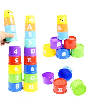 9 PCS Mini Stacking Cup Education Baby Toys Rainbow Color Digital Folding Tower Fun Stack Cup Toys Children Building Blocks Gift
9 PCS Mini Stacking Cup Education Baby Toys Rainbow Color Digital Folding Tower Fun Stack Cup Toys Children Building Blocks Gift