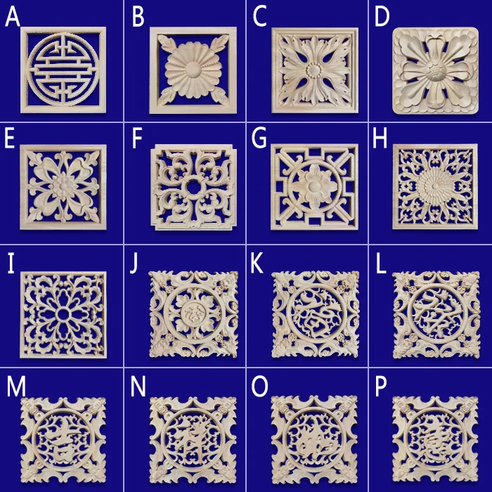 primary color Square Furniture Wood Carving Appliques Vintage Decor Cabinet Door Solid Decals Flowers Pattern Carved Wooden
primary color Square Furniture Wood Carving Appliques Vintage Decor Cabinet Door Solid Decals Flowers Pattern Carved Wooden