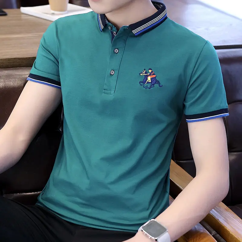 Men's Polo Shirts 2019 Cotton Breathable Tops Tee Shirts Brand High Quality Polo Shirt Men Embroidery Golf Polos Homme Clothes
Men's Polo Shirts 2019 Cotton Breathable Tops Tee Shirts Brand High Quality Polo Shirt Men Embroidery Golf Polos Homme Clothes