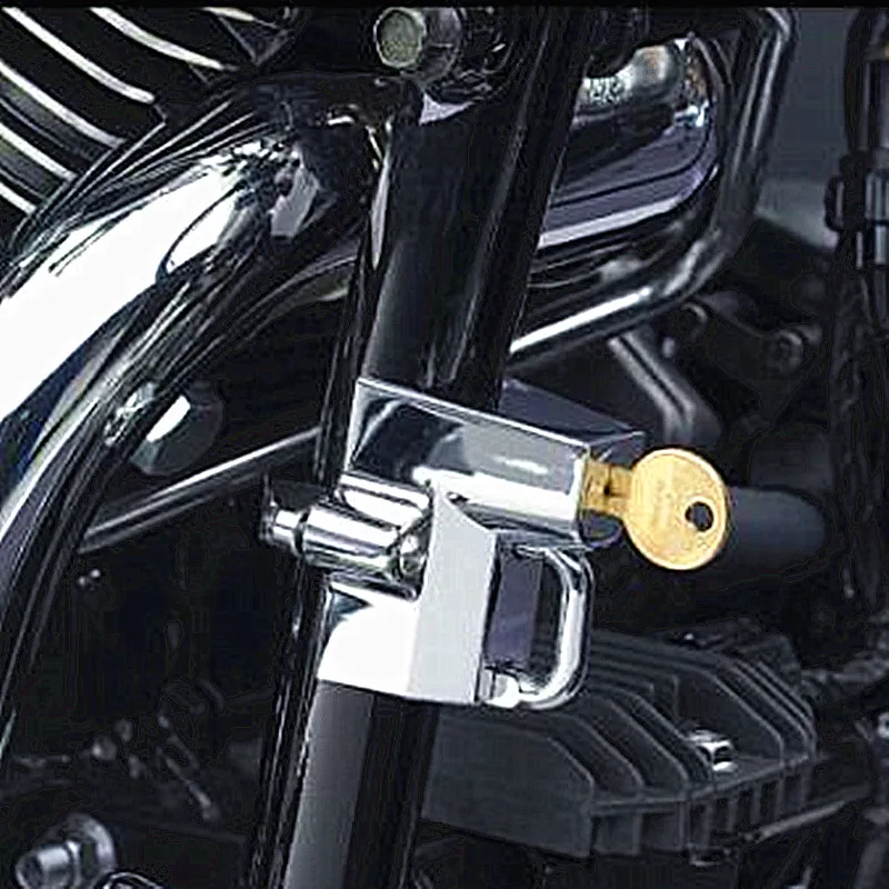 KURYAKYN MOTORCYCLE HELMET LOCK for HARLEY CHROME BLACK 7/8" TO 1-1/4" TUBE 4220
KURYAKYN MOTORCYCLE HELMET LOCK for HARLEY CHROME BLACK 7/8" TO 1-1/4" TUBE 4220