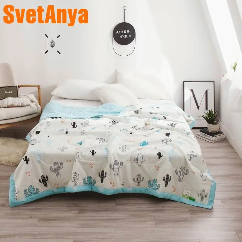 Svetanya Cactus print Quilt cotton thin printed Blanket
Svetanya Cactus print Quilt cotton thin printed Blanket