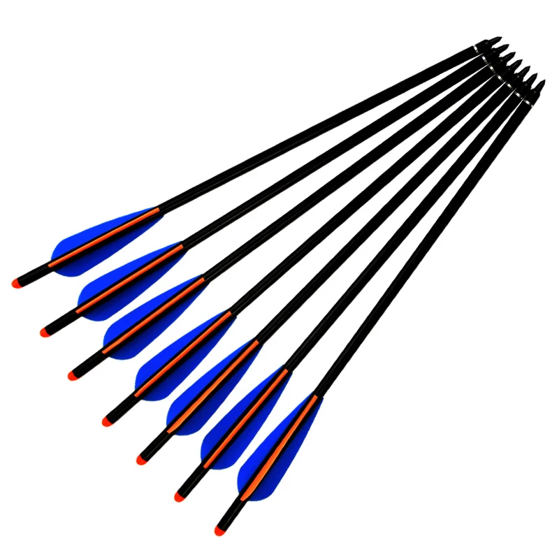 12Pcs 16" 18" 20" Aluminum Arrows Crossbow Bolts 2216 4" Plastic Vane Fletch Moon Nock for Archery Target Hunting Outdoor Sports
12Pcs 16" 18" 20" Aluminum Arrows Crossbow Bolts 2216 4" Plastic Vane Fletch Moon Nock for Archery Target Hunting Outdoor Sports