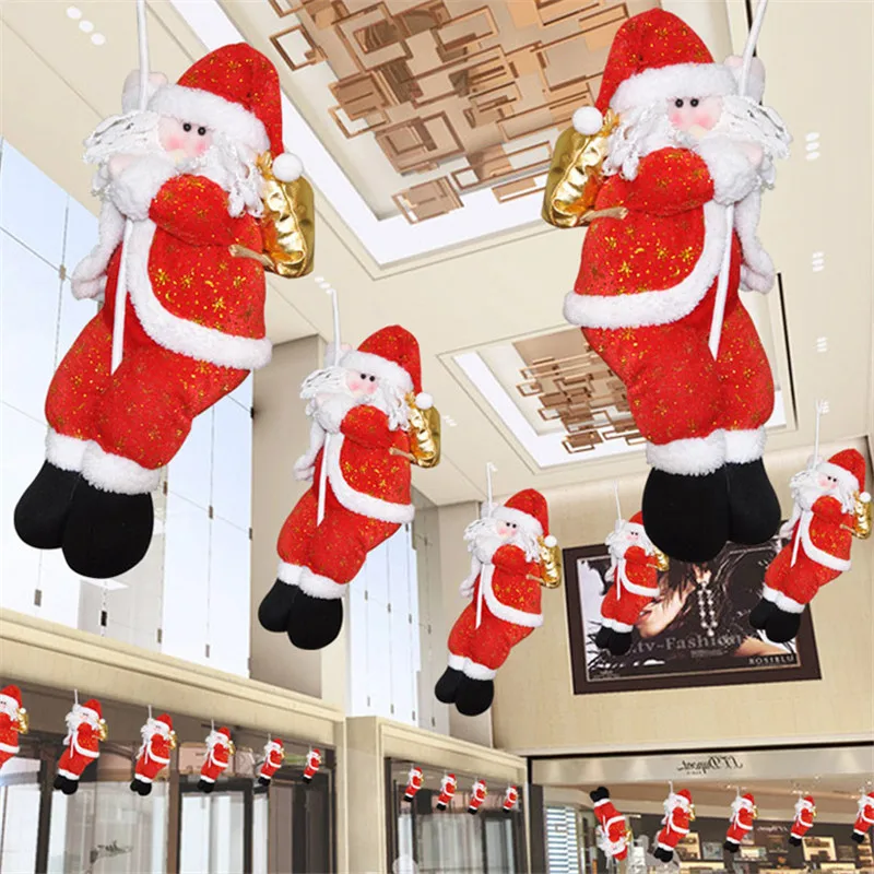 Christmas Ornament Rope Climbing Santa Claus Ceiling Decoration Hotel Room Holiday Home Decor Drop Ornaments Christmas DollA8B89 
Christmas Ornament Rope Climbing Santa Claus Ceiling Decoration Hotel Room Holiday Home Decor Drop Ornaments Christmas DollA8B89