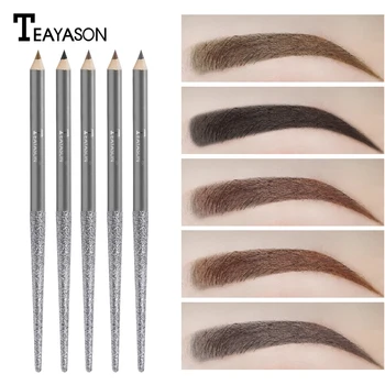 Teayason Eyebrow Pencil Cosmetics Makeup Tint Natural Long Lasting Paint Tattoo Eyebrow Waterproof Black Brown Eye brow Makeup
Teayason Eyebrow Pencil Cosmetics Makeup Tint Natural Long Lasting Paint Tattoo Eyebrow Waterproof Black Brown Eye brow Makeup
