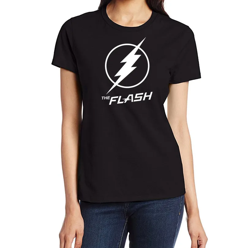 Anime TV Play Series The Flash Women T-shirt Short Sleeve Classic T Shirts Women Casual Cotton TShirt Female Loose Tops Tees
Anime TV Play Series The Flash Women T-shirt Short Sleeve Classic T Shirts Women Casual Cotton TShirt Female Loose Tops Tees