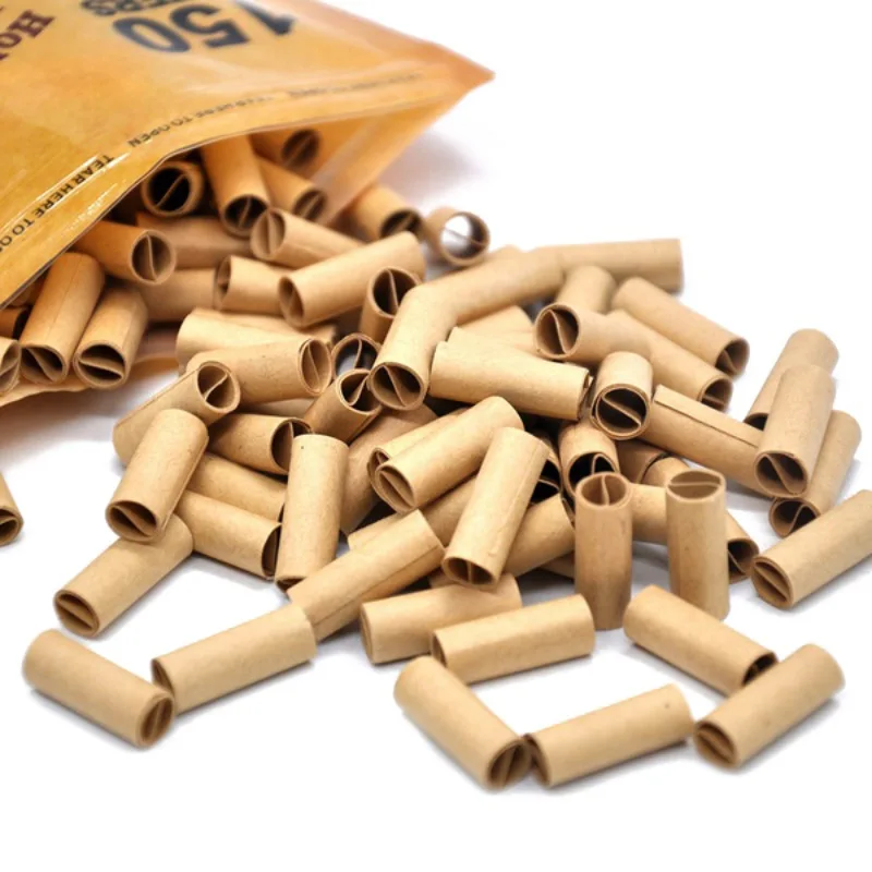 6MM Natural Unrefined Pre-rolled Tips Cigarette Filter Rolling Paper for Hand Rolled Cigarettes 150Pcs/pack
6MM Natural Unrefined Pre-rolled Tips Cigarette Filter Rolling Paper for Hand Rolled Cigarettes 150Pcs/pack