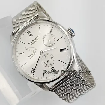 42mm Parnis Date White Dial Seagull Power Reverse Small Second Automatic Men's Watch
42mm Parnis Date White Dial Seagull Power Reverse Small Second Automatic Men's Watch