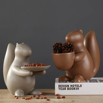 Abstract Squirrel Ornaments Creative Multifunctional Snacks Organizer Decoration Ceramics Figurine Home TV Cabinet Wedding Gifts
Abstract Squirrel Ornaments Creative Multifunctional Snacks Organizer Decoration Ceramics Figurine Home TV Cabinet Wedding Gifts