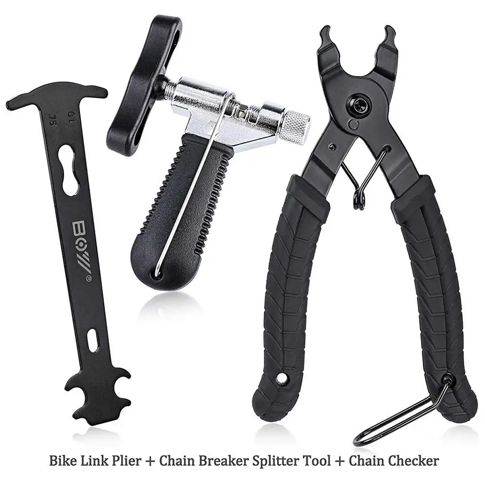 Mountain Bicycle Repair Tools Chain Kit Chain Link Plier Breaker Splitter Cutter Chain Checker Cycling Bike Repair Tool Set
Mountain Bicycle Repair Tools Chain Kit Chain Link Plier Breaker Splitter Cutter Chain Checker Cycling Bike Repair Tool Set
