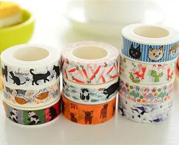New cute funny animals life series designs paper masking Tape Scrapbooking Decoration Stationery washi Tape
New cute funny animals life series designs paper masking Tape Scrapbooking Decoration Stationery washi Tape