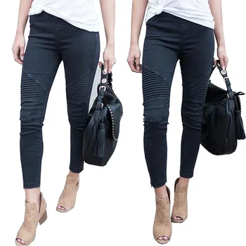 New summer hot zipper women's jeans high waist fashion women's trousers personality pencil pants casual pleated female jeans
New summer hot zipper women's jeans high waist fashion women's trousers personality pencil pants casual pleated female jeans