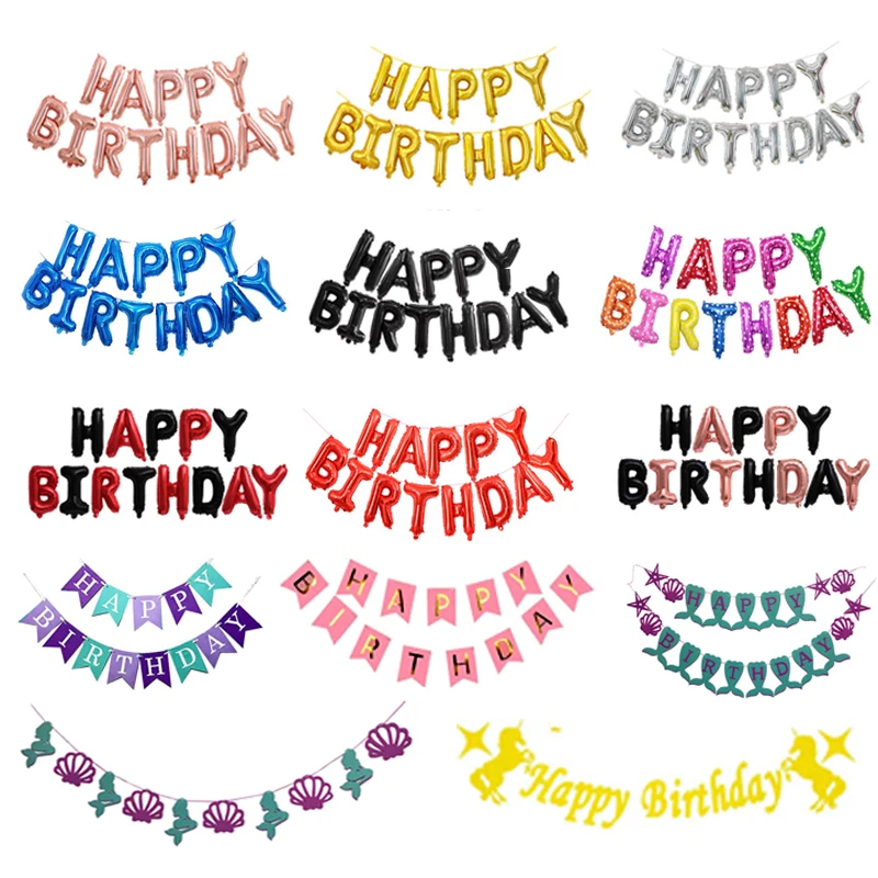 Happy Birthday Balloon Birthday Decorations Baloon For Children Adult Air Balloons Foil Letter Ballons Birthday Banner Alphabet
Happy Birthday Balloon Birthday Decorations Baloon For Children Adult Air Balloons Foil Letter Ballons Birthday Banner Alphabet