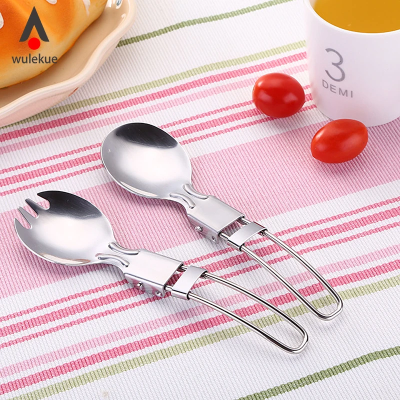 1Pcs Stainless Steel Foldable Portable Tableware Fork Spoon Outdoor Camping Picnic Travel Dinnweware Tools
1Pcs Stainless Steel Foldable Portable Tableware Fork Spoon Outdoor Camping Picnic Travel Dinnweware Tools
