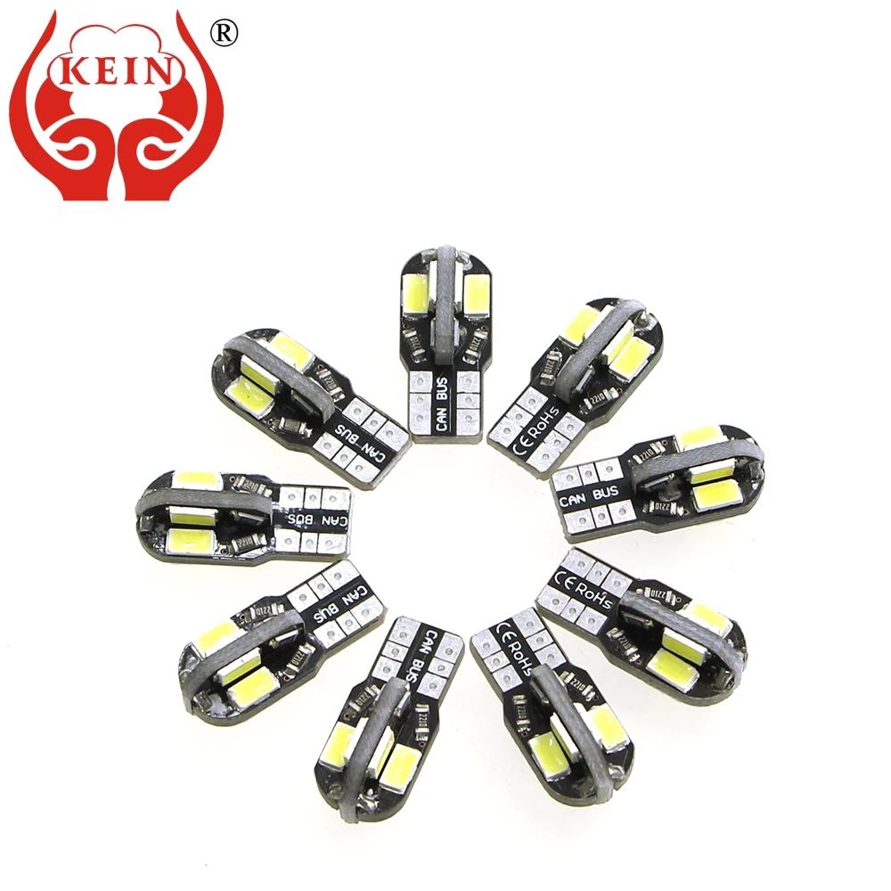 KEIN 100PCS t10 Canbus w5w led car bulb 5630 5730 8smd 194 168 auto 12V side wedge reading interior signal lamps light 12V white
KEIN 100PCS t10 Canbus w5w led car bulb 5630 5730 8smd 194 168 auto 12V side wedge reading interior signal lamps light 12V white