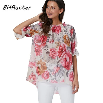 BHflutter Summer Blouses Shirts 2019 New Style Floral Print Casual Loose Tunic Tops Ladies Elegant Kimono Boho Chiffon Blouse
BHflutter Summer Blouses Shirts 2019 New Style Floral Print Casual Loose Tunic Tops Ladies Elegant Kimono Boho Chiffon Blouse