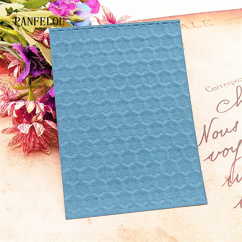 PANFELOU 3D Honeycomb lattice Embossing folders Plastic For Scrapbooking DIY Template Fondant Cake Photo Album Card Making
PANFELOU 3D Honeycomb lattice Embossing folders Plastic For Scrapbooking DIY Template Fondant Cake Photo Album Card Making