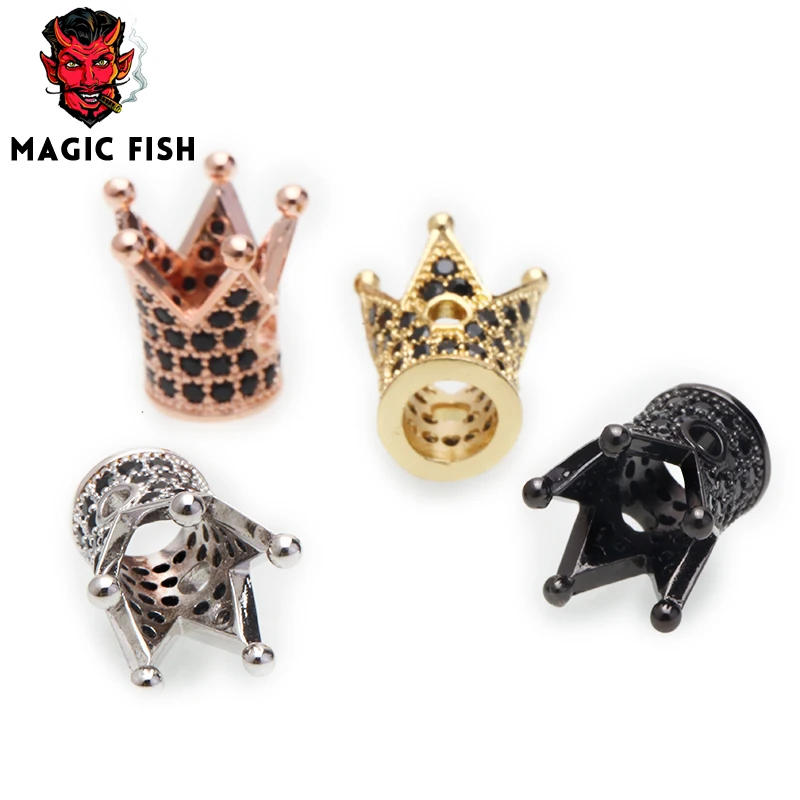 wholesale Luxury Micro Pave Cubic Zirconia Crown Beads For Men Bracelet Making Jewelry Charm Rose Gold Color Brass Spacer Bead
wholesale Luxury Micro Pave Cubic Zirconia Crown Beads For Men Bracelet Making Jewelry Charm Rose Gold Color Brass Spacer Bead