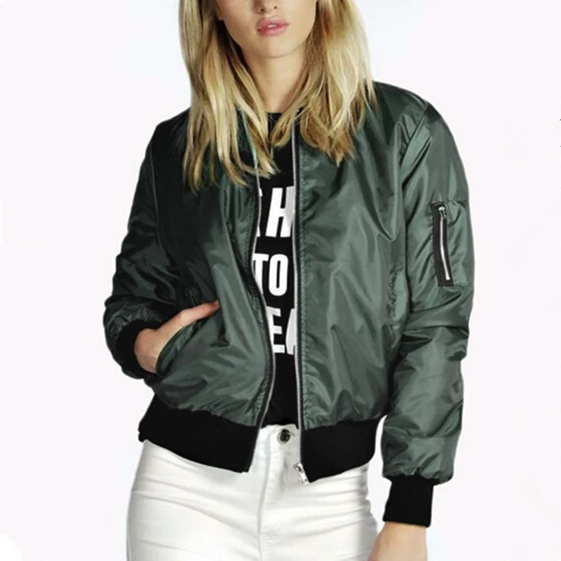 2019 New Autumn and Winter Women's Short Zipper Long Sleeve Fashion Leisure Collar Jacket with Large Size
2019 New Autumn and Winter Women's Short Zipper Long Sleeve Fashion Leisure Collar Jacket with Large Size