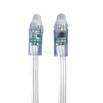 1000X High quality DC5V 9mm WHITE cable RGB digital UCS1903 led string light express free shipping
1000X High quality DC5V 9mm WHITE cable RGB digital UCS1903 led string light express free shipping