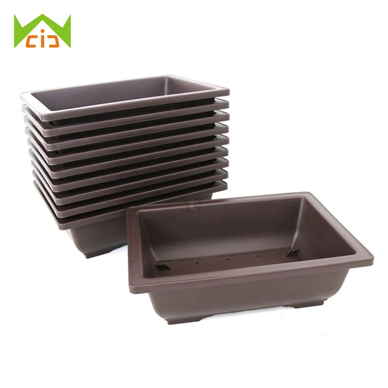 WCIC Small Balcony Square Flower Bonsai Bowl Nursery Basin Pots Planter Rectangle Flower Pots Imitation Plastic Flower Pot
WCIC Small Balcony Square Flower Bonsai Bowl Nursery Basin Pots Planter Rectangle Flower Pots Imitation Plastic Flower Pot