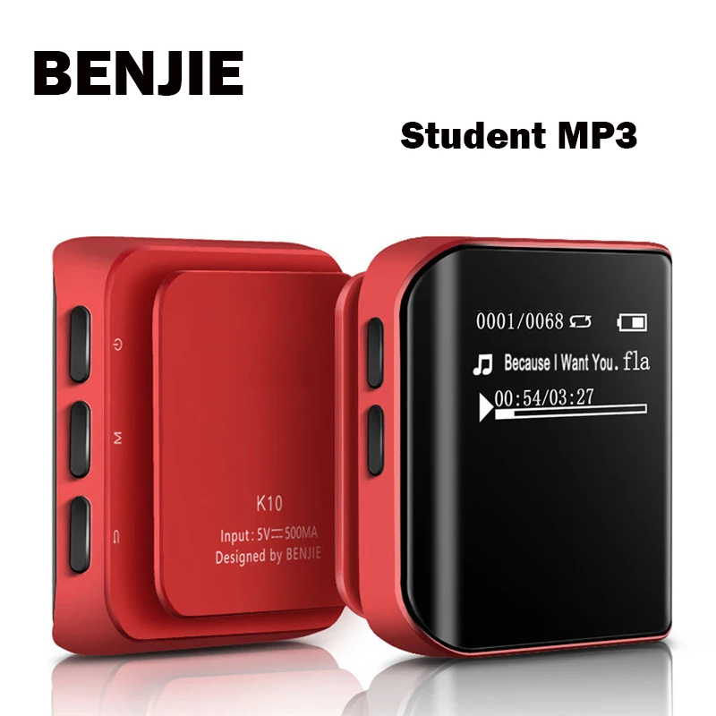 Portable Mini Benjie K10 Clip 8G MP3 Music Player Gift For kids Student Clip Shape Multicolor MP3 Player With FM Recording MP3
Portable Mini Benjie K10 Clip 8G MP3 Music Player Gift For kids Student Clip Shape Multicolor MP3 Player With FM Recording MP3
