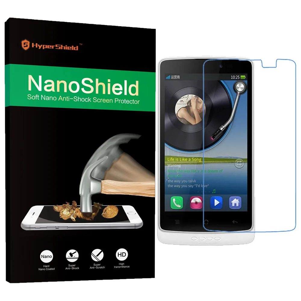 NanoShield Nano Ceramic+TPU Soft Anti-Shock Anti-UV Screen Protector Protective Film For OPPO R815T R815W R833T | Мобильные телефоны