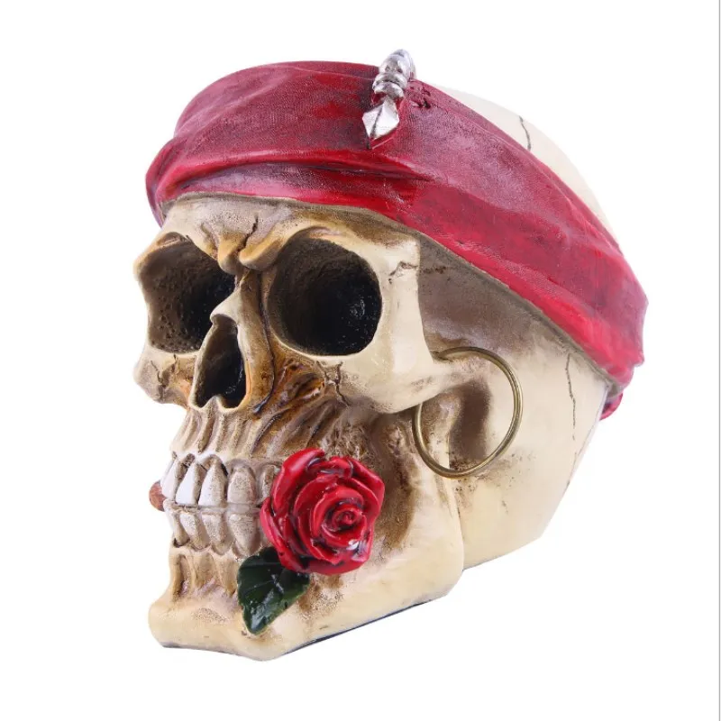 Resin Rose Skull Halloween Gift Personality Decoration Home Accessories Resin Skull Bar Decoration Housewarming Gifts
Resin Rose Skull Halloween Gift Personality Decoration Home Accessories Resin Skull Bar Decoration Housewarming Gifts