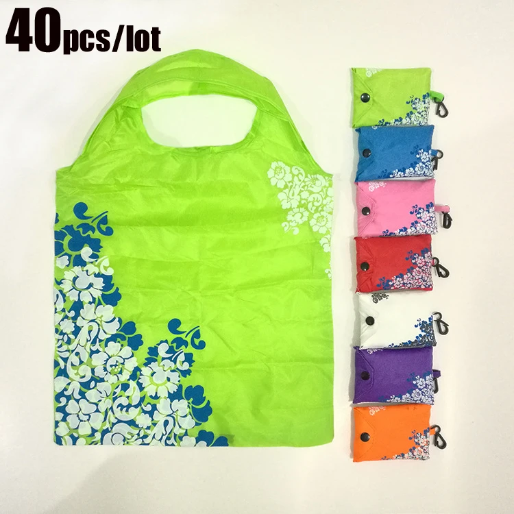 40Pcs/lot Eco-Friendly Foldable Shopping Bag Portable Oxford Fabric Shopping Bags Reusable Tote Shopping Bags Gift Bag
40Pcs/lot Eco-Friendly Foldable Shopping Bag Portable Oxford Fabric Shopping Bags Reusable Tote Shopping Bags Gift Bag