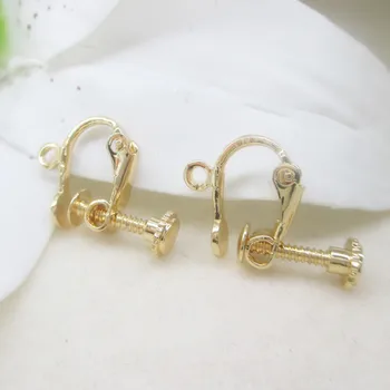 8PCS 13MM 24K Gold Color Plated Brass Screws Earrings Clip for No Earring Hole Lady Diy Jewelry Findings Accessories
8PCS 13MM 24K Gold Color Plated Brass Screws Earrings Clip for No Earring Hole Lady Diy Jewelry Findings Accessories