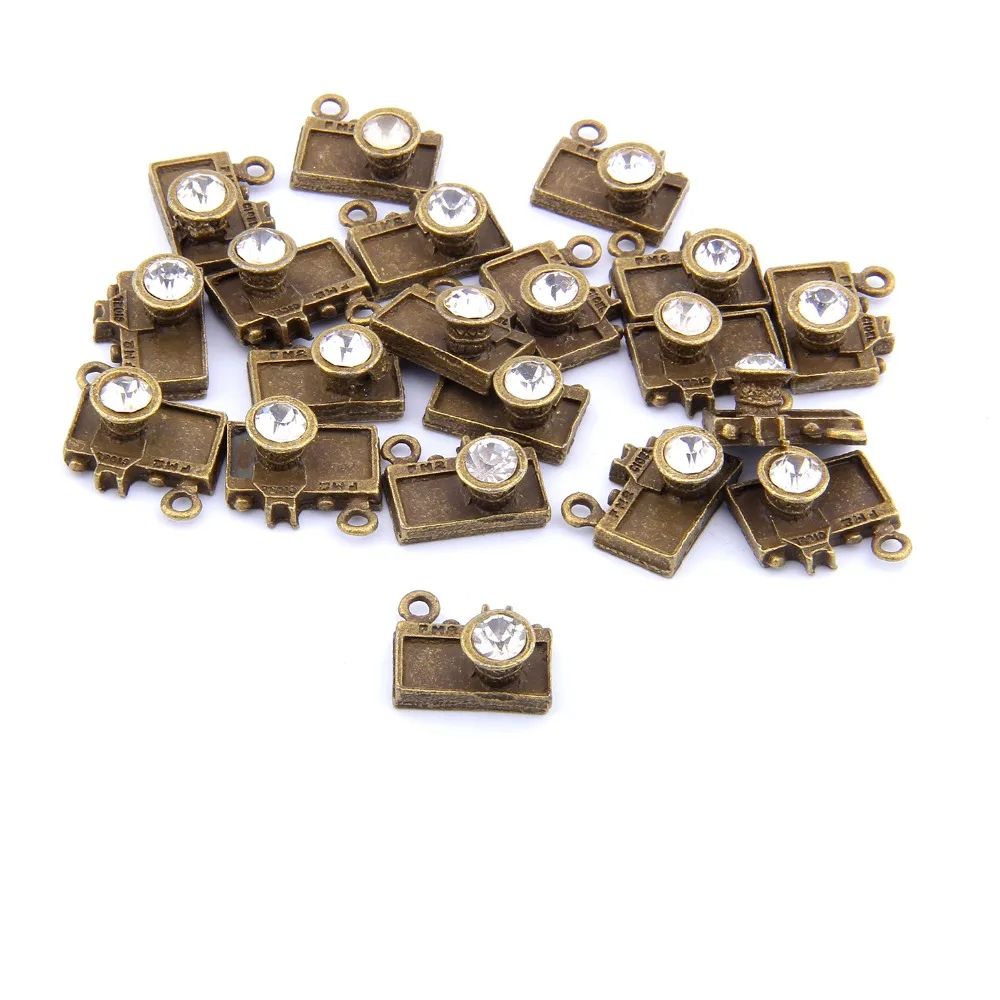 Vinswet 10 Pcs 14*17MM Antique Alloy Copper Camera Charm Pendants for Bracelets Jewelry Making Findings DIY Charms Handmade
Vinswet 10 Pcs 14*17MM Antique Alloy Copper Camera Charm Pendants for Bracelets Jewelry Making Findings DIY Charms Handmade