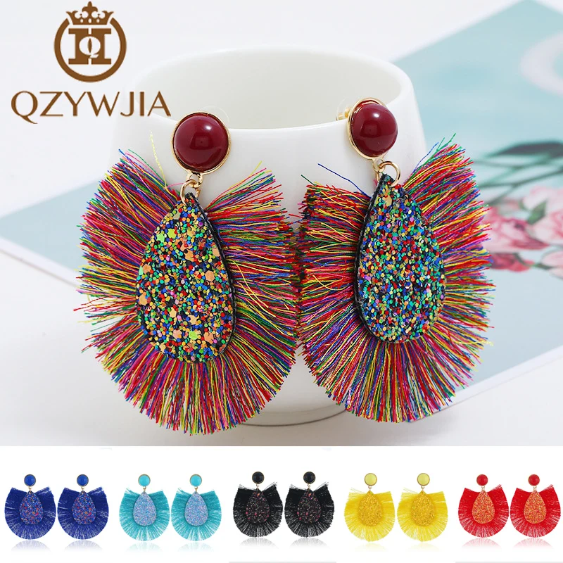 2019 Fashion Bohemia Tassel Earrings Luxury Long Earring Valentine's Drop Earrings for Women Fringed Earrings Jewelry Wholesale 
2019 Fashion Bohemia Tassel Earrings Luxury Long Earring Valentine's Drop Earrings for Women Fringed Earrings Jewelry Wholesale