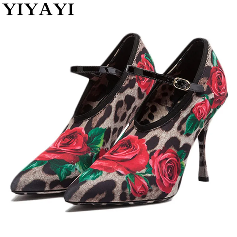 Flower Leopard Print Pumps Women Shoes Sexy Pointed Toe Buckle Belt High Heels Stilettos Single Shoes Woman Party Wedding Shoes
Flower Leopard Print Pumps Women Shoes Sexy Pointed Toe Buckle Belt High Heels Stilettos Single Shoes Woman Party Wedding Shoes