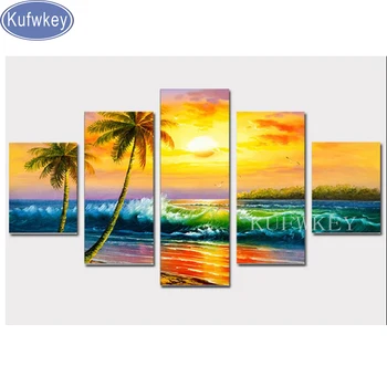 "Sea sunrise"diamond painting Landscape,5D DIY Diamond mosaic Coconut tree/ sea waves Full diamond Embroidery Cross Stitch 5pcs
"Sea sunrise"diamond painting Landscape,5D DIY Diamond mosaic Coconut tree/ sea waves Full diamond Embroidery Cross Stitch 5pcs