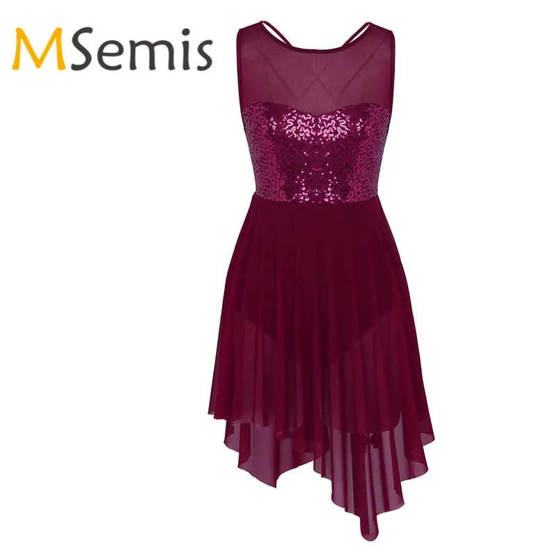 Women Ballet Leotard Adult Ballet Leotards for Women Ballerina Sequins Asymmetric Mesh Criss Cross Back Leotard Dress Bodysuit
Women Ballet Leotard Adult Ballet Leotards for Women Ballerina Sequins Asymmetric Mesh Criss Cross Back Leotard Dress Bodysuit