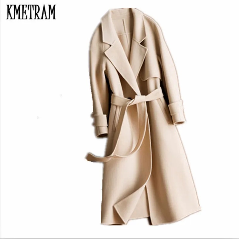 KMETRAM Autumn and winter Vouge Women's Wool Coat 100% Double Side Wool Overcoat Turn-Down Collar Slim Winter Coat Women HH473
KMETRAM Autumn and winter Vouge Women's Wool Coat 100% Double Side Wool Overcoat Turn-Down Collar Slim Winter Coat Women HH473