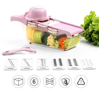Creative Mandoline Slicer Vegetable Cutter with Stainless Steel Blade Manual Multi-function Potato Peeler Carrot Grater
Creative Mandoline Slicer Vegetable Cutter with Stainless Steel Blade Manual Multi-function Potato Peeler Carrot Grater