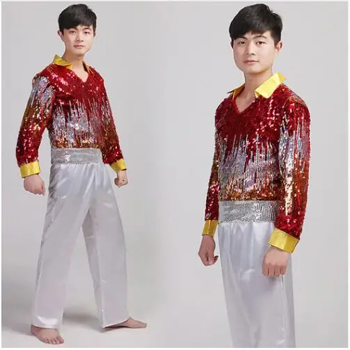 Adult male modern dance clothing costumes Jazz Dance Latin Rumba Dance clothing fashion stage new special suit
Adult male modern dance clothing costumes Jazz Dance Latin Rumba Dance clothing fashion stage new special suit