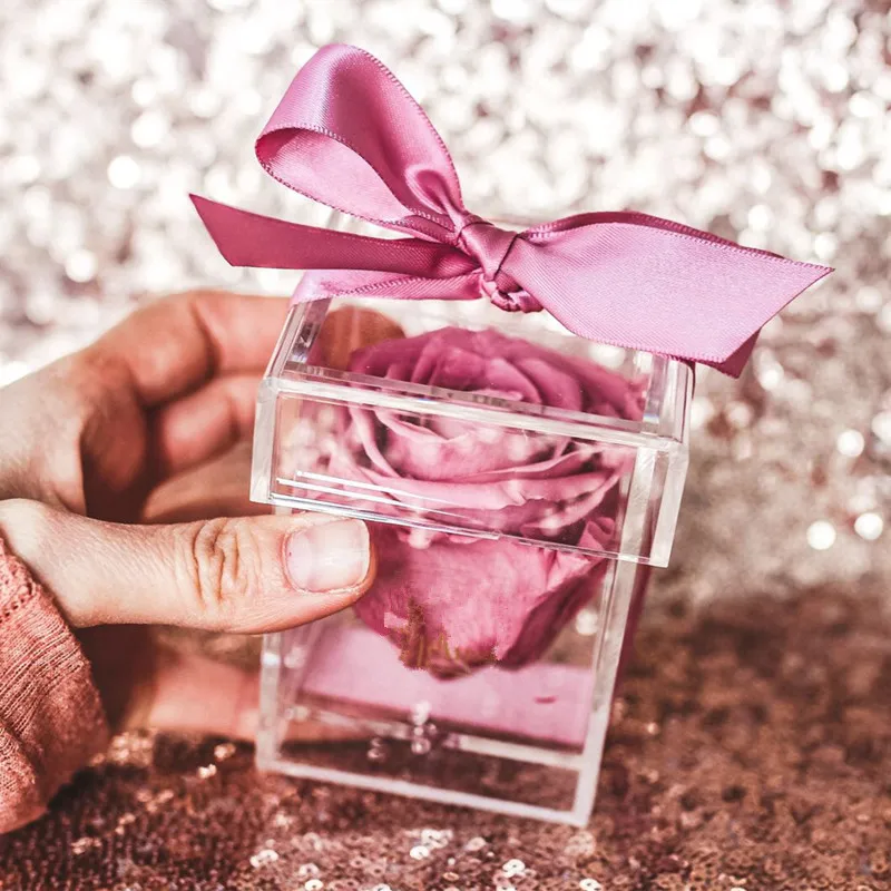 Acrylic Flower Box One Frame Rose Small Boxes Valentine's Day Present Surprise Romantic Dating Small Surprise Gift
Acrylic Flower Box One Frame Rose Small Boxes Valentine's Day Present Surprise Romantic Dating Small Surprise Gift