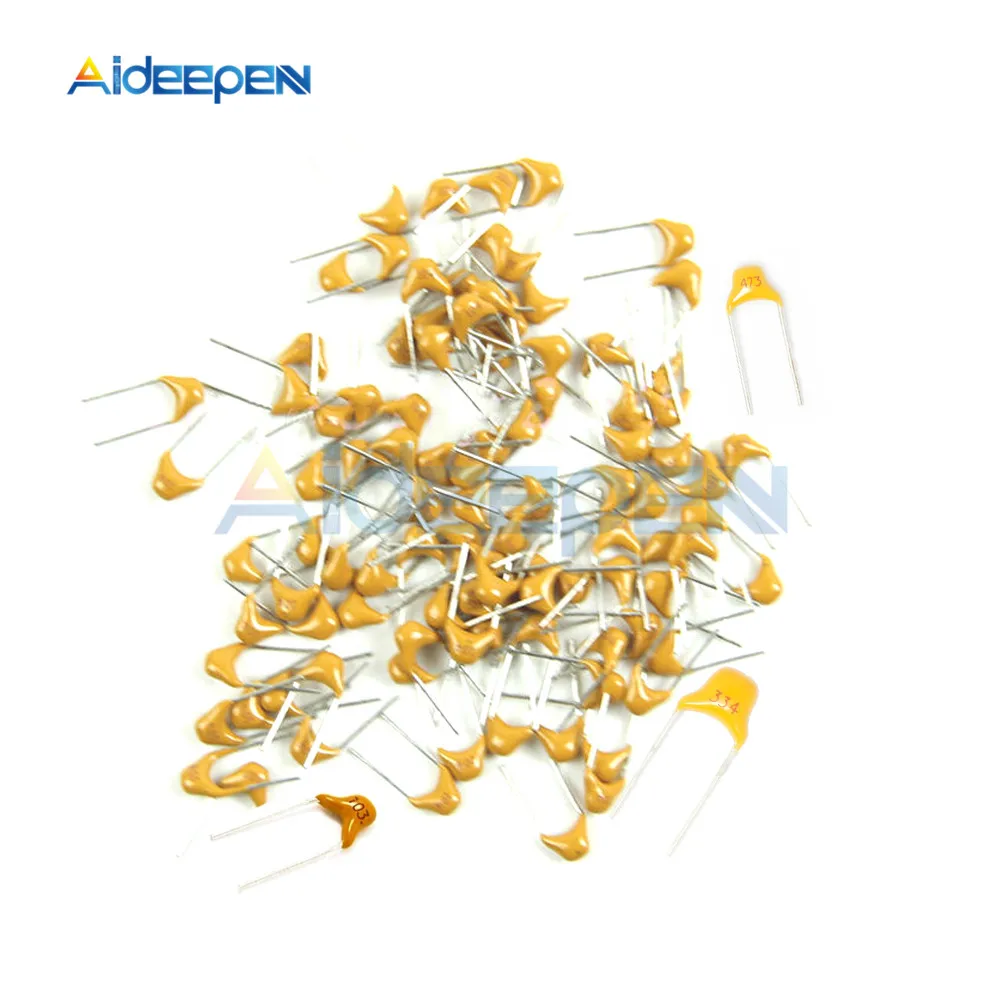100pcs 50V Monolithic Ceramic Capacitor 0.01uF 0.1uF 1uF 47nF 0.33uF 330nF 103 104 105 473 334
100pcs 50V Monolithic Ceramic Capacitor 0.01uF 0.1uF 1uF 47nF 0.33uF 330nF 103 104 105 473 334