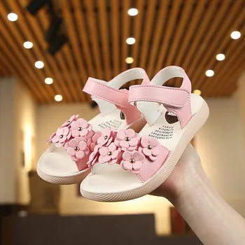Kids Girls Sandals 2019 Flower Summer Beach Grils Sandals Kids Leather Shoes Fashion Soft Sole Children Princess Sandal KS218
Kids Girls Sandals 2019 Flower Summer Beach Grils Sandals Kids Leather Shoes Fashion Soft Sole Children Princess Sandal KS218